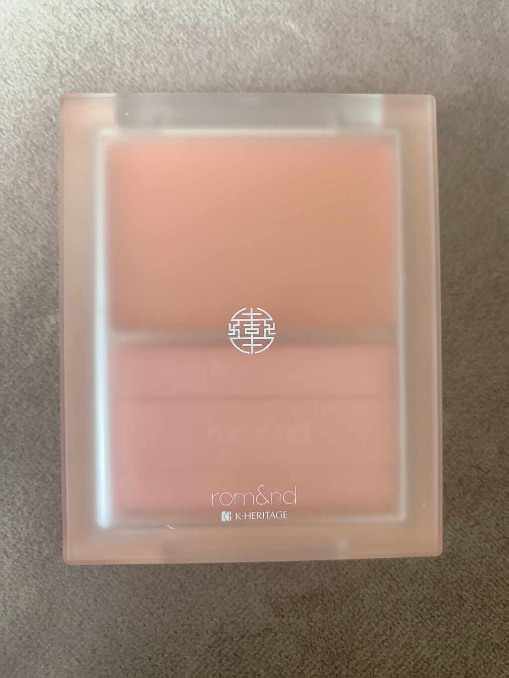 シースルーメルティングチーク 01 MELTING BEIGE/rom&nd/ジェル・クリームチークを使ったクチコミ（1枚目）