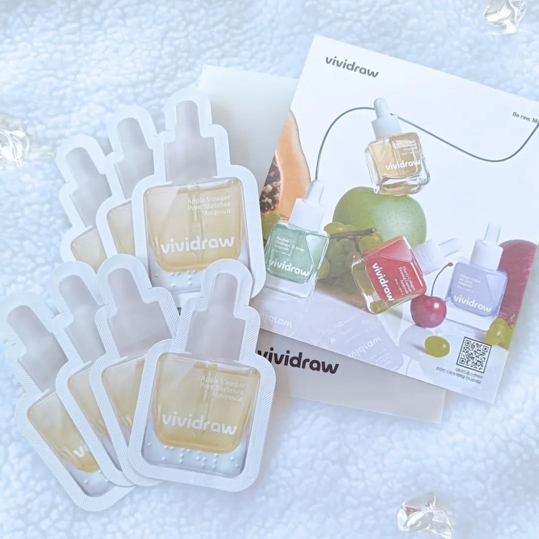 アップルビネガーポアーシュリンキーアンプル/vividraw/美容液を使ったクチコミ（1枚目）