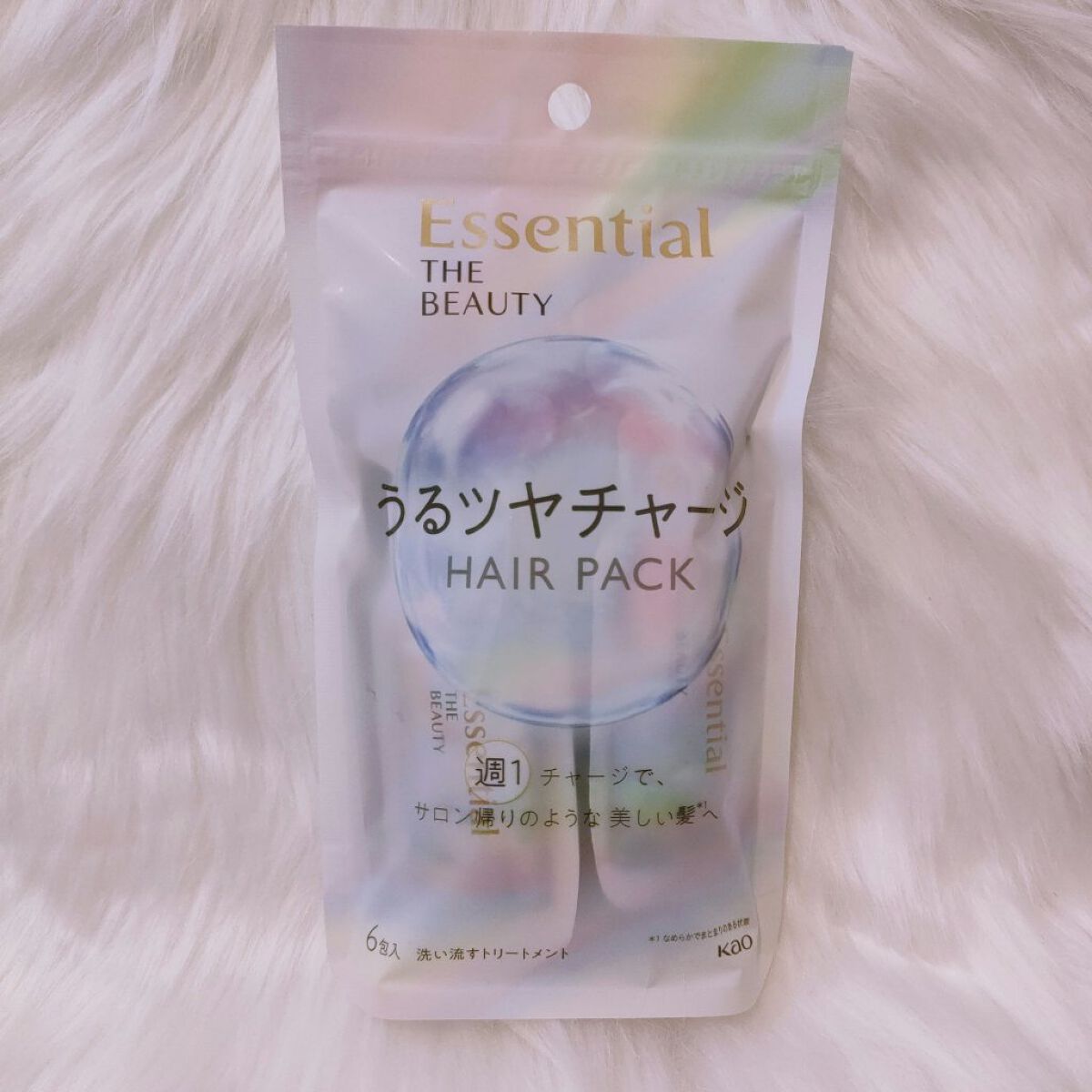 ザビューティ うるツヤチャージヘアパック/エッセンシャル/ヘアマスク・ヘアパックを使ったクチコミ（2枚目）