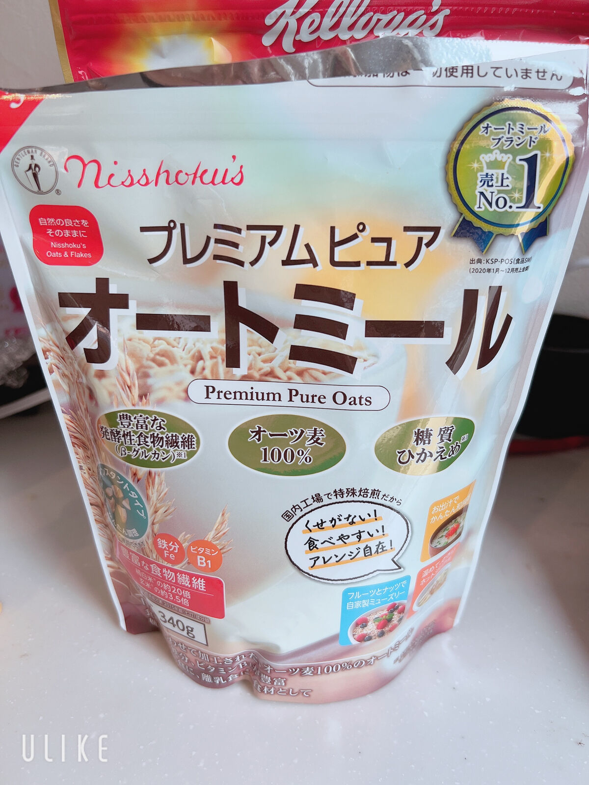 プレミアム ピュア オートミール/ニッショク/オートミールを使ったクチコミ（2枚目）