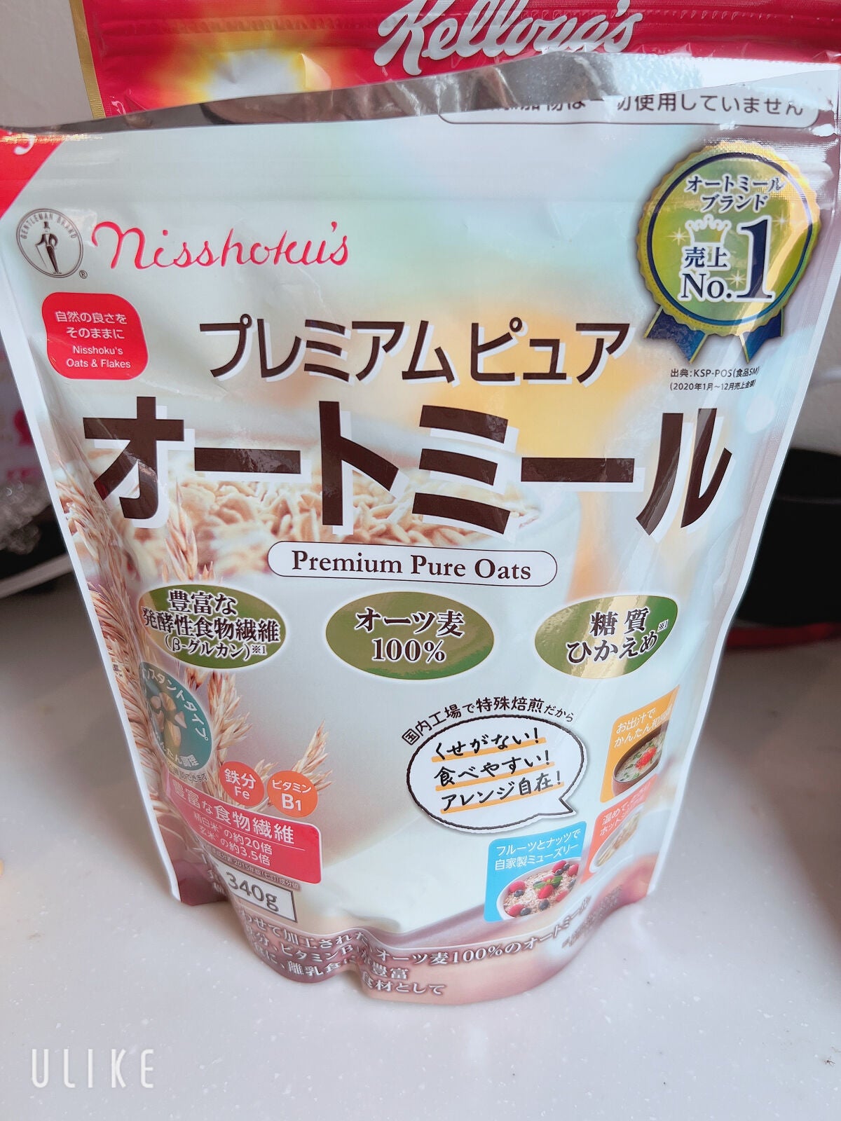 プレミアム ピュア オートミール/ニッショク/オートミールを使ったクチコミ(2枚目)