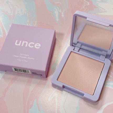 スポットライトチークパウダーブラッシャー/unce/パウダーチークを使ったクチコミ(2枚目)