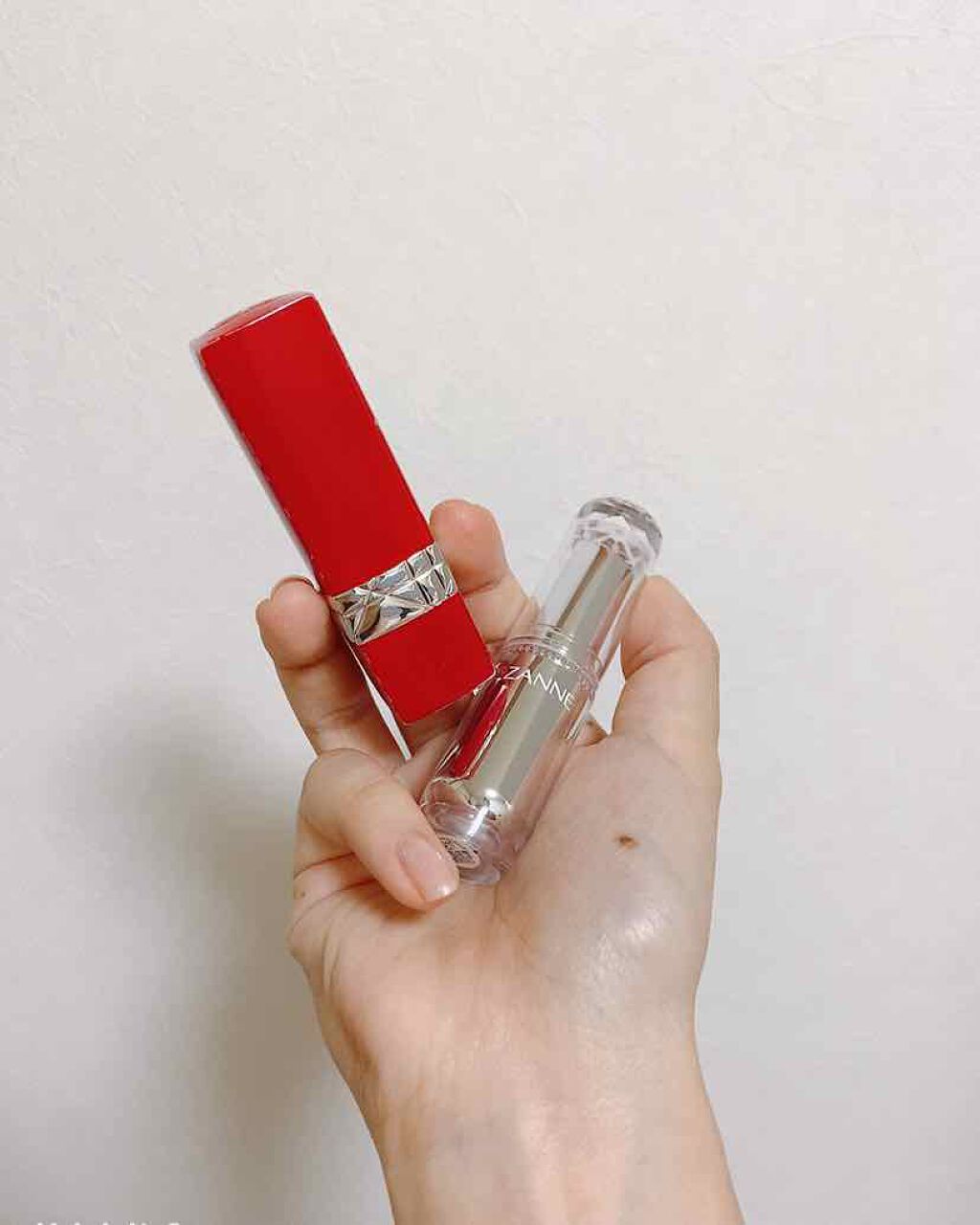 ラスティンググロスリップ/CEZANNE/口紅を使ったクチコミ(3枚目)