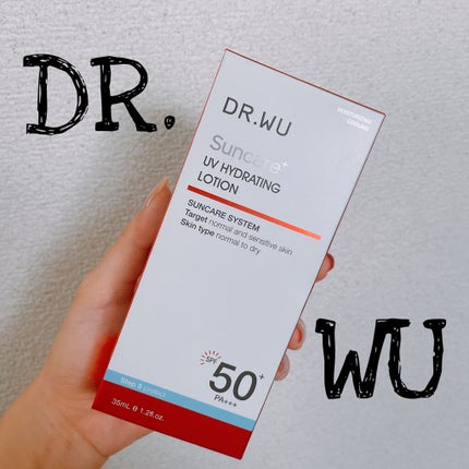 サンスクリーン+ モイスト日焼け止め<日焼け止め>/DR.WU/日焼け止めクリームを使ったクチコミ(1枚目)