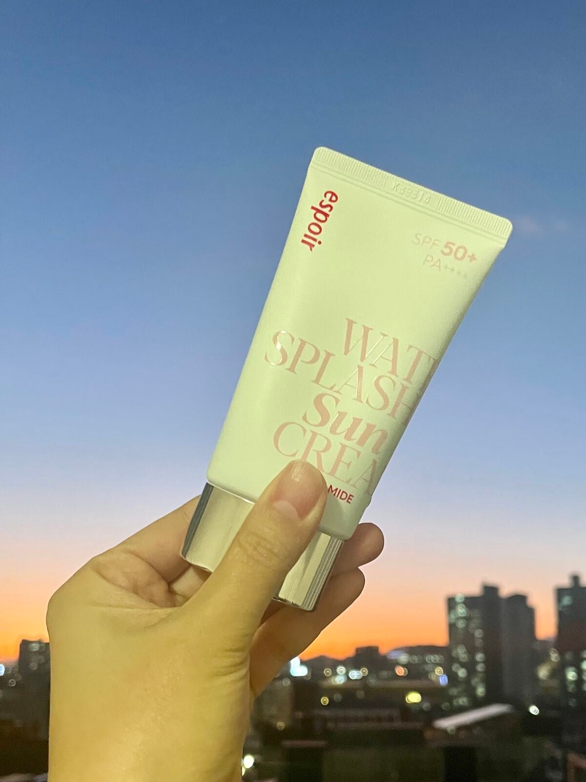 ウォータースプラッシュサンクリーム セラミド/espoir/日焼け止めクリームを使ったクチコミ(1枚目)