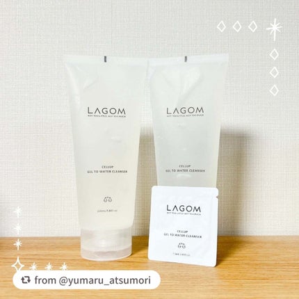 ラゴム ジェルトゥウォーター クレンザー(朝用洗顔)/LAGOM /その他洗顔料を使ったクチコミ(1枚目)