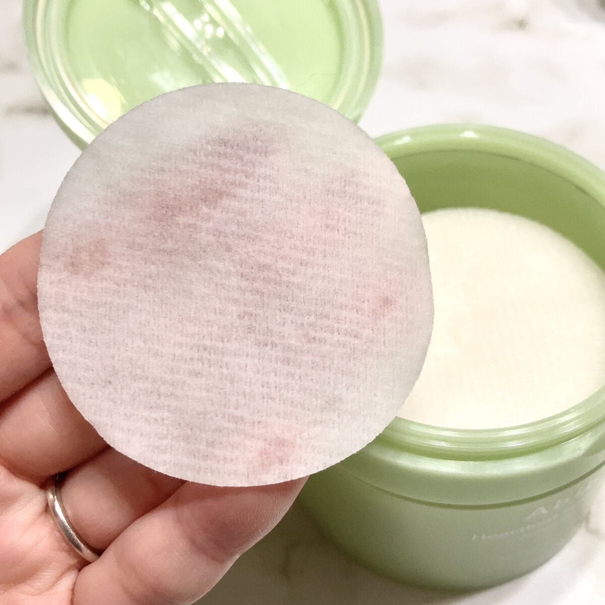 ドクダミカーミングタッチスポットパッド/Abib /トナーパッドを使ったクチコミ（3枚目）