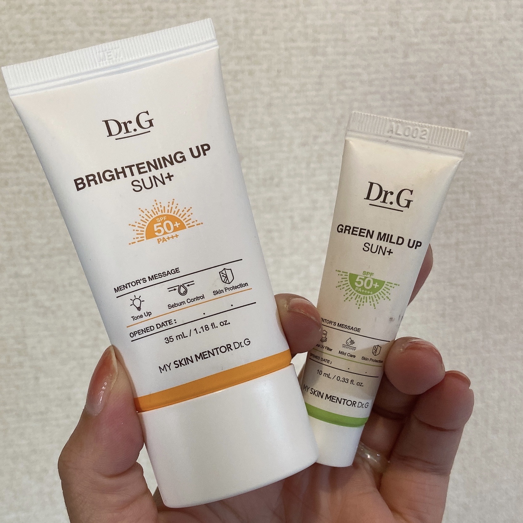 ブライトニングアップサンプラス/Dr.G/日焼け止めクリームを使ったクチコミ（1枚目）