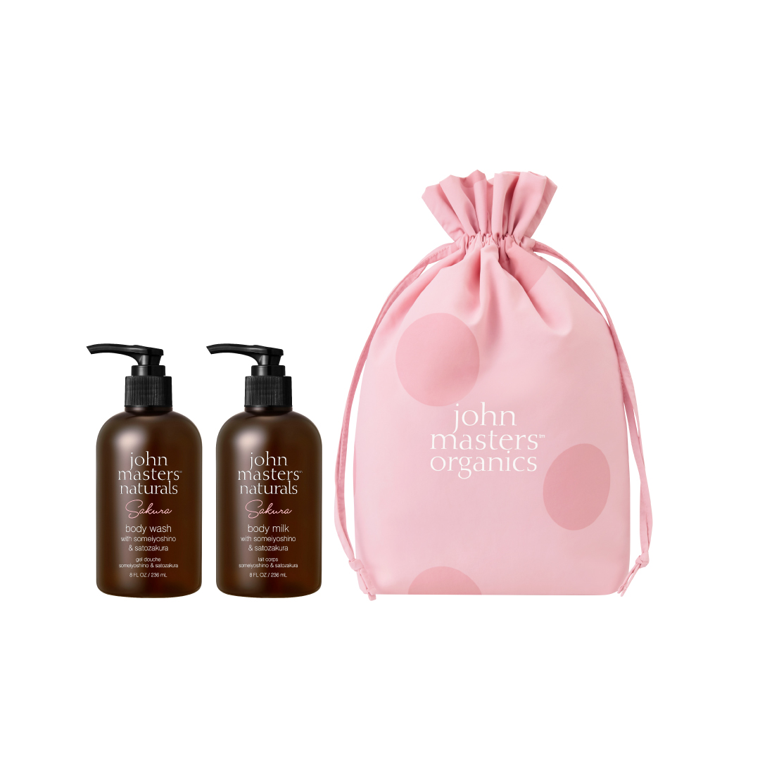 john masters organics sakura body care set
