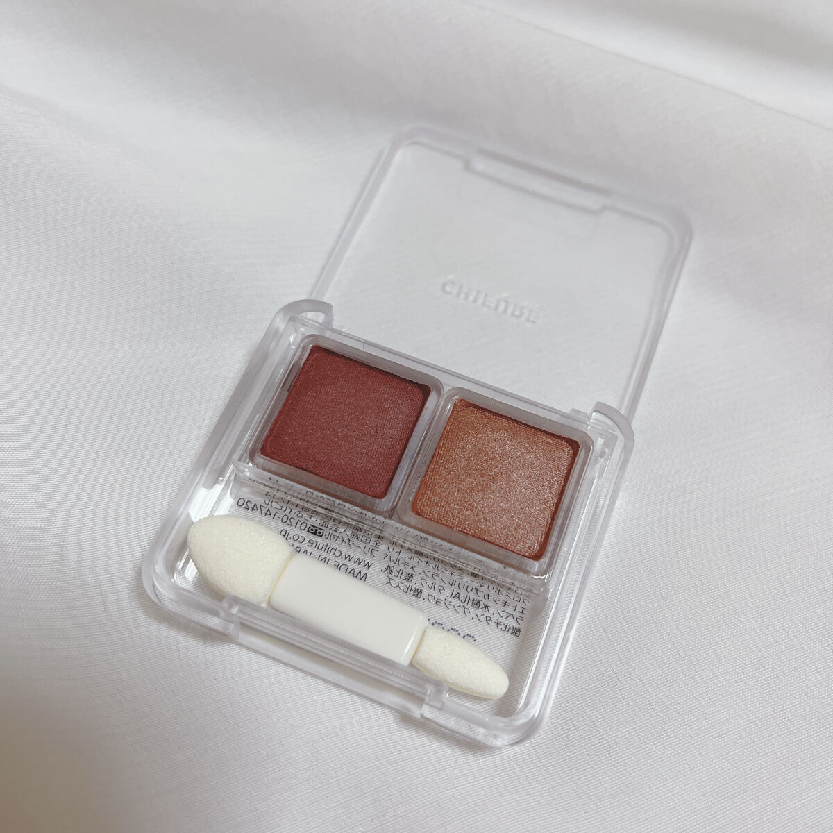 ツイン カラー アイシャドウ/ちふれ/アイシャドウパレットを使ったクチコミ（3枚目）