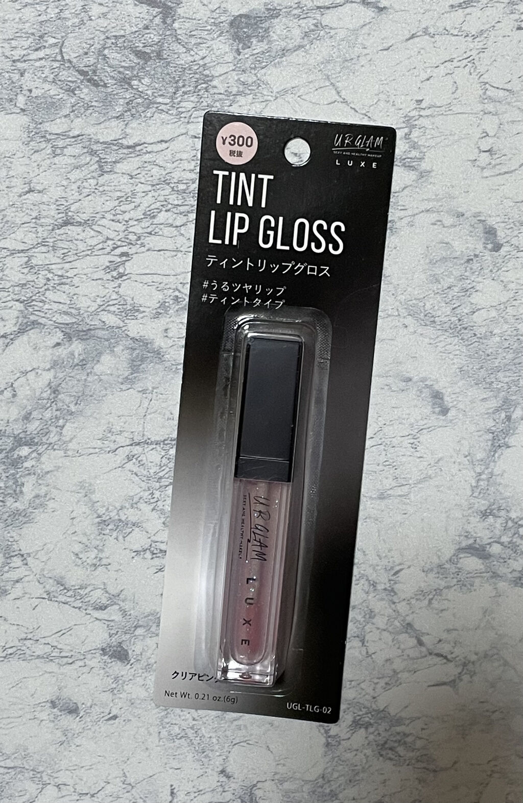 UR GLAM LUXE　TINT LIP GLOSS/U R GLAM/リップグロスを使ったクチコミ（2枚目）