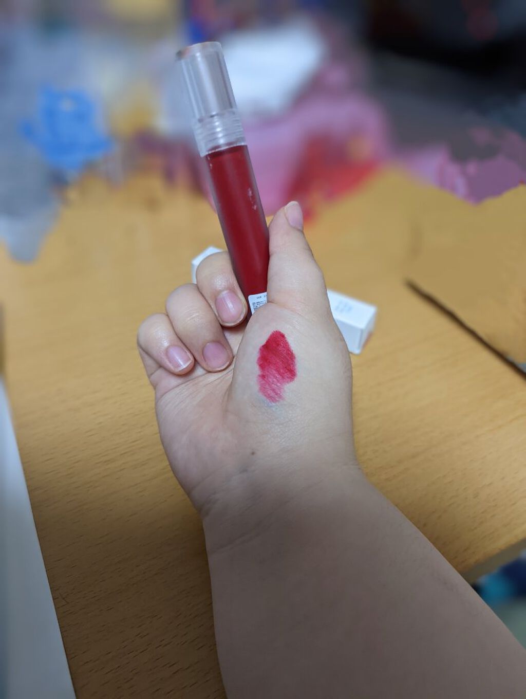 エアフィットベルベットティント/LIZDA/リップティントを使ったクチコミ（1枚目）