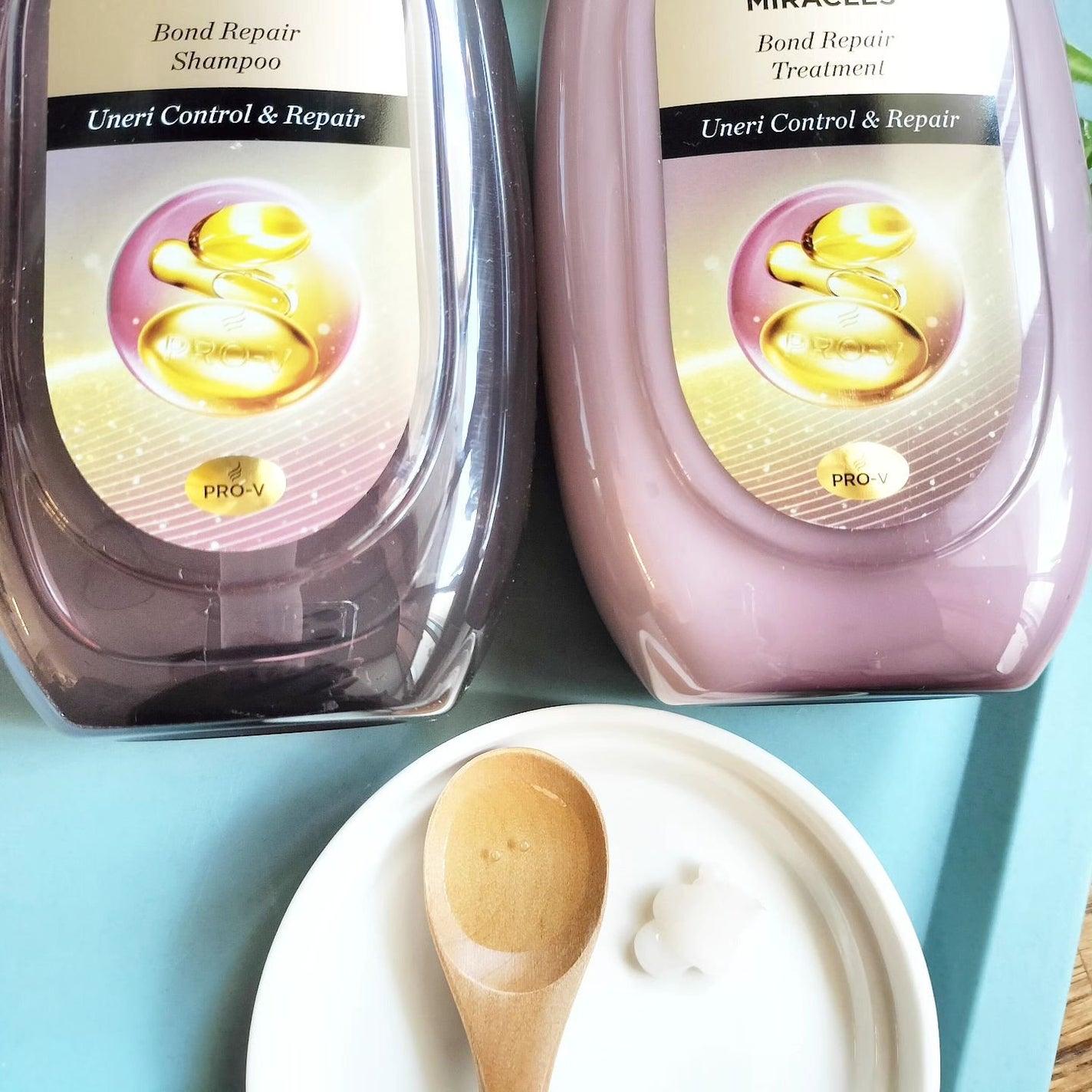 ミラクルズ うねりコントロール&リペア ボンドリペア シャンプー/トリートメント/パンテーン/市販シャンプーを使ったクチコミ(2枚目)