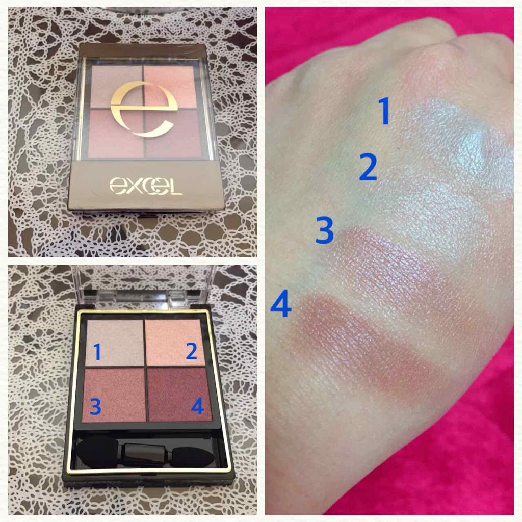 リアルクローズシャドウ/excel/アイシャドウパレットを使ったクチコミ(1枚目)