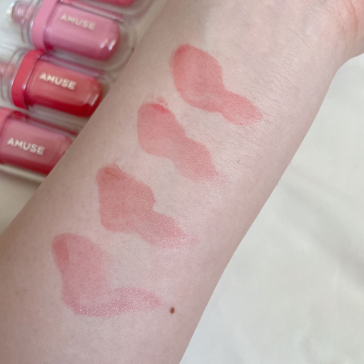 ジェルフィットティント/AMUSE/リップティントを使ったクチコミ(5枚目)