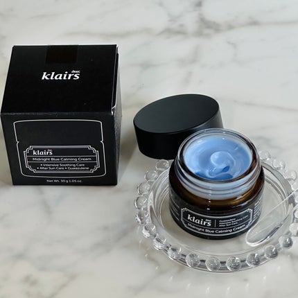 ミッドナイトブルーカーミングクリーム/Klairs/フェイスクリームを使ったクチコミ(1枚目)