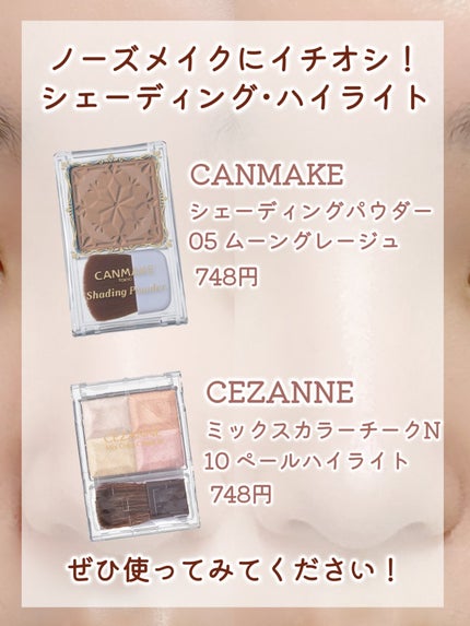 シェーディングパウダー/キャンメイク/シェーディングを使ったクチコミ(6枚目)