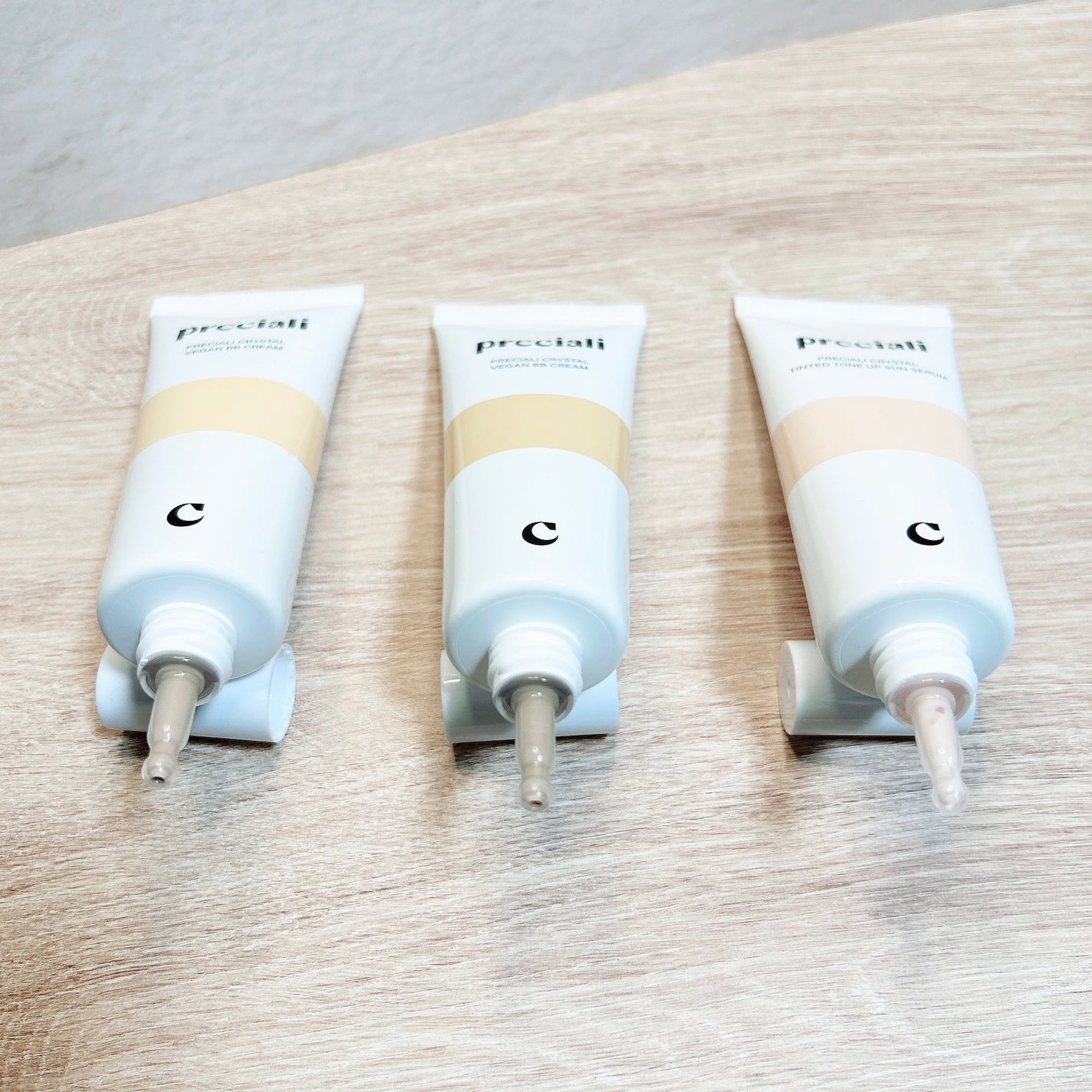 CRYSTAL VEGAN BB CREAM/PRECIALI/BBクリームを使ったクチコミ(3枚目)