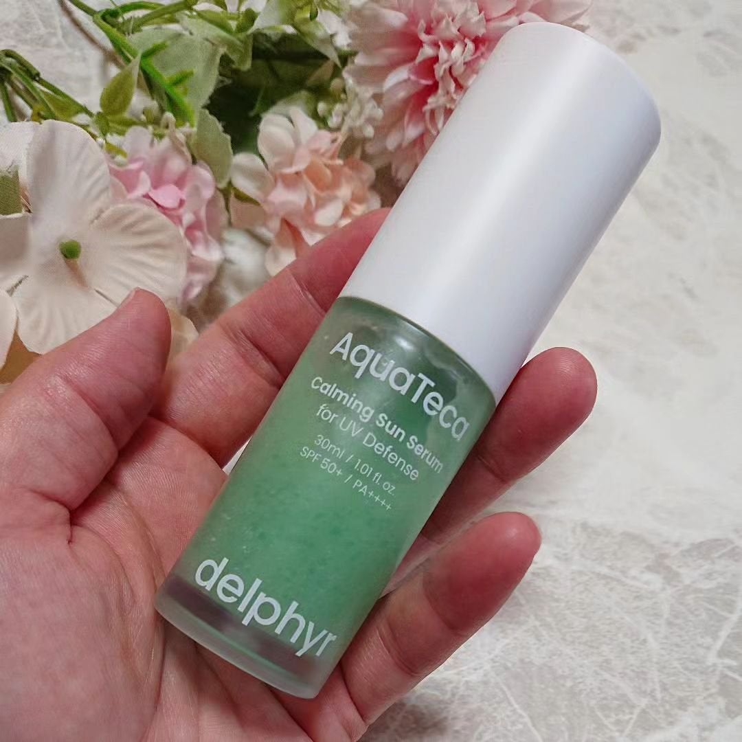 AquaTeca calming sun serum/Delphyr/日焼け止めローションを使ったクチコミ(2枚目)