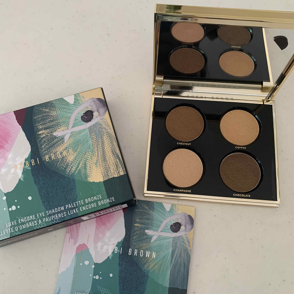 リュクス アンコール アイシャドウ パレット ブロンズ/BOBBI BROWN/アイシャドウパレットを使ったクチコミ（2枚目）