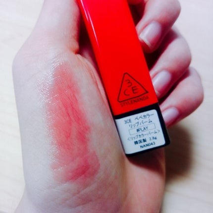 BEBE COLOR LIP BALM/3CE/口紅を使ったクチコミ(2枚目)