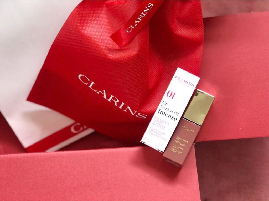 コンフォート リップオイル インテンス/CLARINS/リップグロスを使ったクチコミ(1枚目)