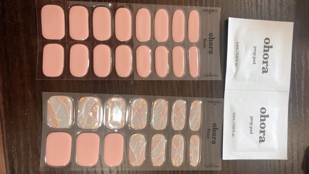 セミキュアジェルネイル(ハンド)/ohora/ネイルシールを使ったクチコミ(3枚目)