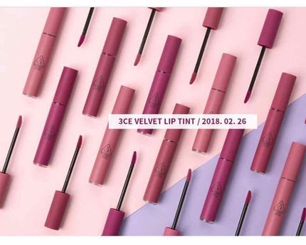 3CE ベルベット リップティント/3CE/リップティントを使ったクチコミ(1枚目)