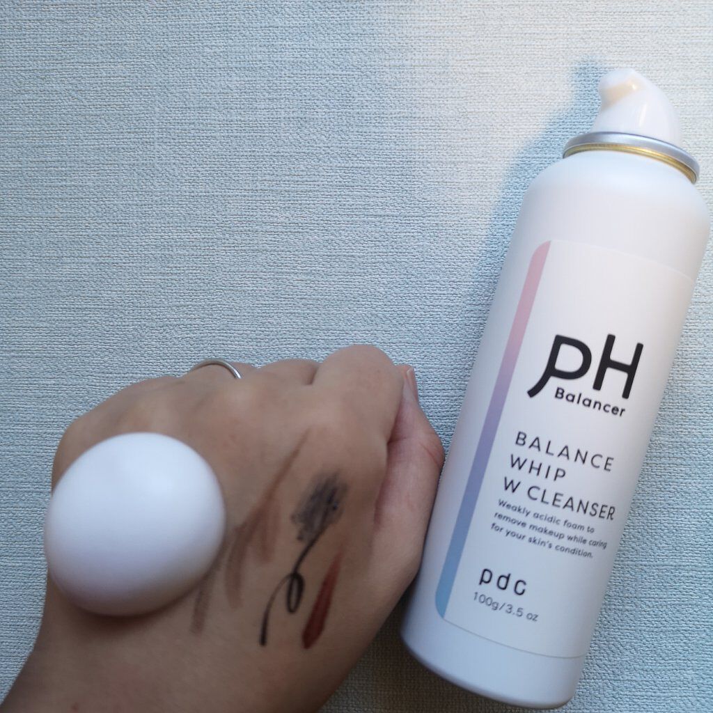 ピーエイチバランサー BホイップWクレンザー/pdc/泡洗顔を使ったクチコミ(2枚目)