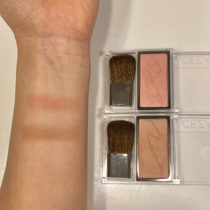 チークブラッシュ/CEZANNE/パウダーチークを使ったクチコミ(4枚目)