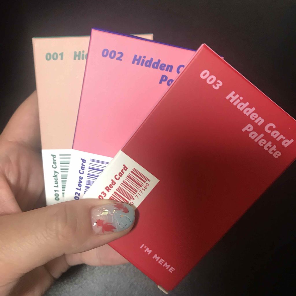 アイムヒドゥンカードパレット/i’m meme/アイシャドウパレットを使ったクチコミ(3枚目)