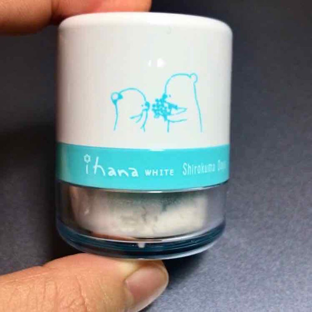 ihana WHITE スキンケアVCスノーパウダー/IHANA/ルースパウダーを使ったクチコミ(2枚目)