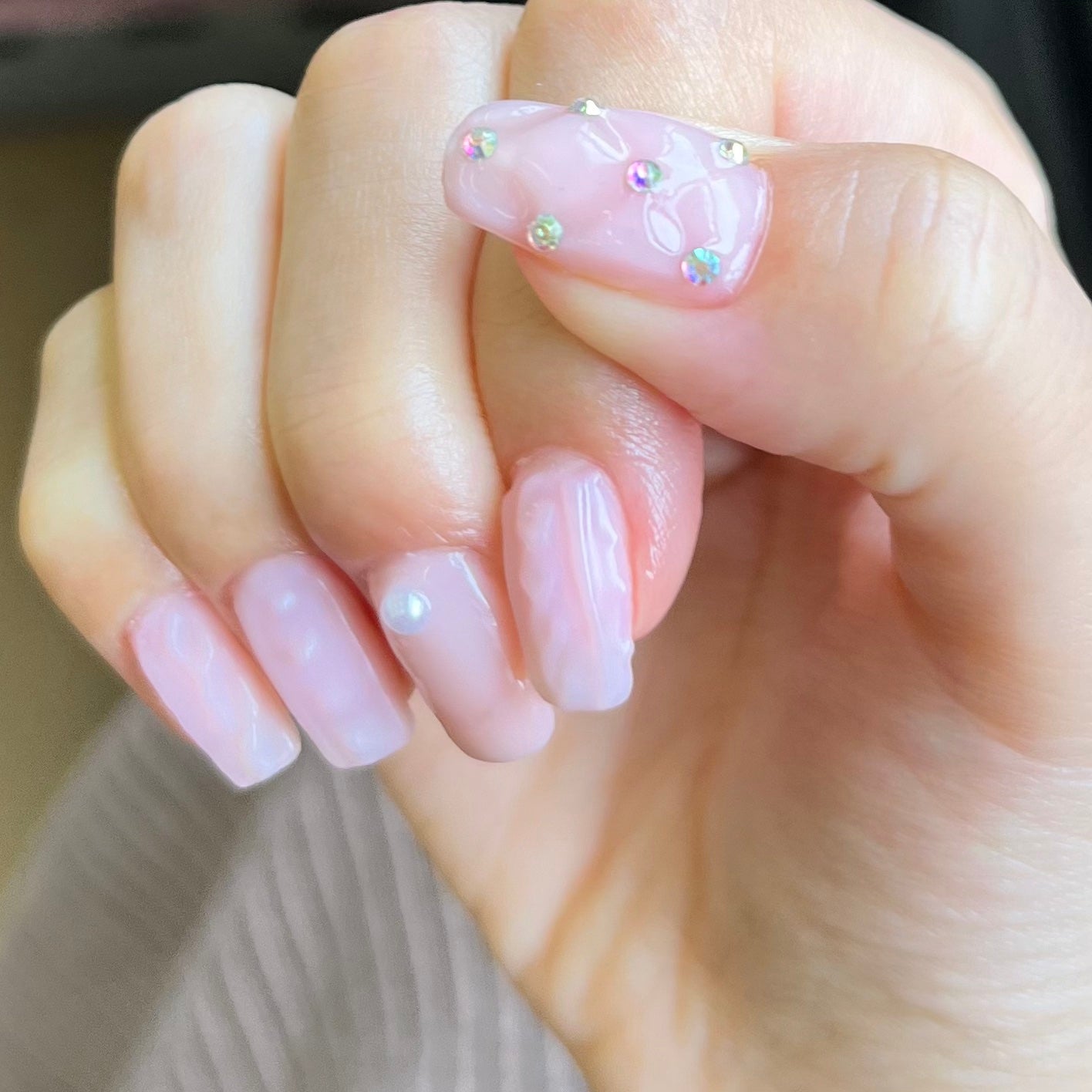 ジェルネイル(ライト対応)/セリア/ジェルネイルを使ったクチコミ(3枚目)