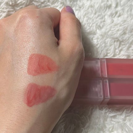 デュー ベルベット 06ライブリーローズ/AMUSE/口紅を使ったクチコミ(2枚目)