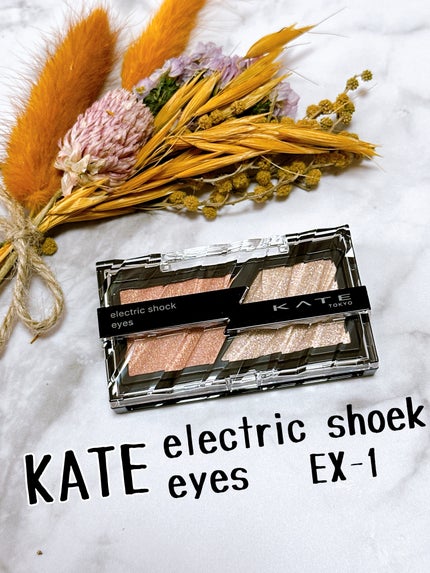 エレクトリックショックアイズ  EX-1 ブルーミングシャワー/KATE/アイシャドウパレットを使ったクチコミ(1枚目)
