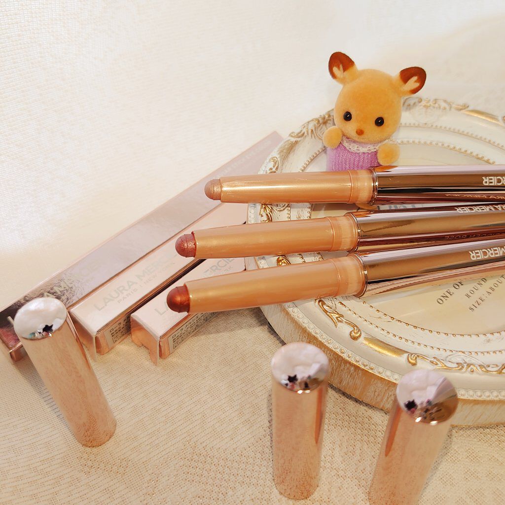 キャビアスティック アイカラー R5 FORBIDDEN ROSE/ローラ メルシエ/スティックアイシャドウを使ったクチコミ（2枚目）