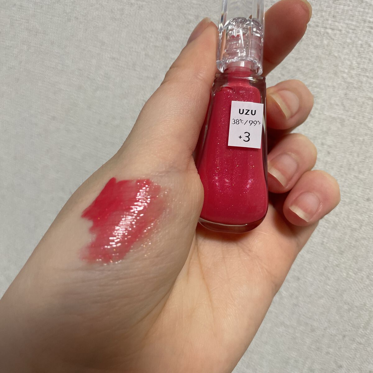 38°C / 99°F リップトリートメント (リップ美容液)/UZU BY FLOWFUSHI/リップケアを使ったクチコミ（3枚目）