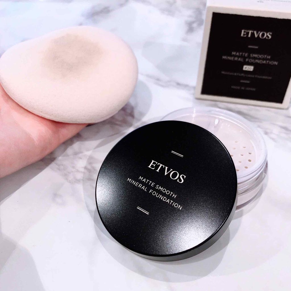 マットスムースミネラルファンデーション/エトヴォス/パウダーファンデーションを使ったクチコミ(1枚目)