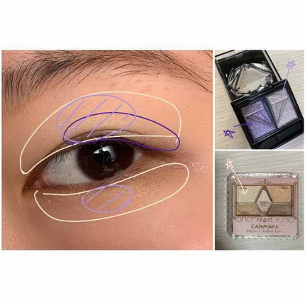 クラッシュダイヤモンドアイズ/KATE/アイシャドウパレットを使ったクチコミ(3枚目)