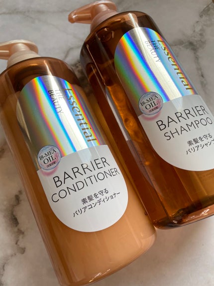 ザビューティ 髪のキメ美容素髪を守る バリアシャンプー/コンディショナー/エッセンシャル/シャンプー・コンディショナーを使ったクチコミ(1枚目)