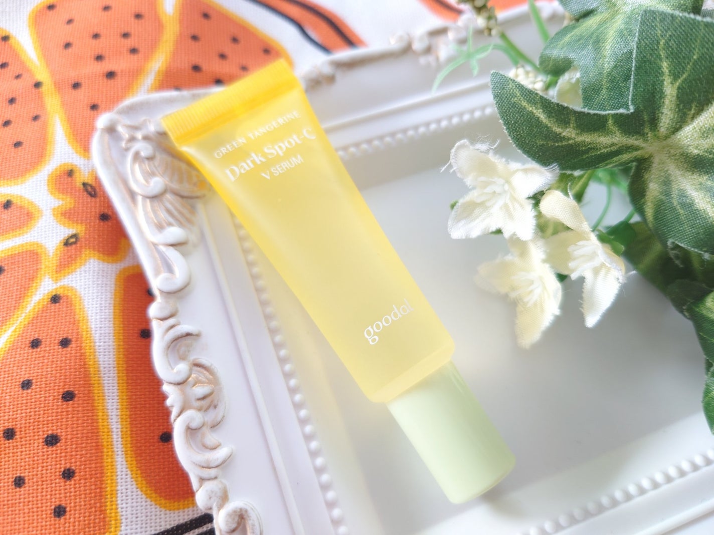 グリーンタンジェリン ビタC ダークスポットケアセラム/goodal/美容液を使ったクチコミ(4枚目)