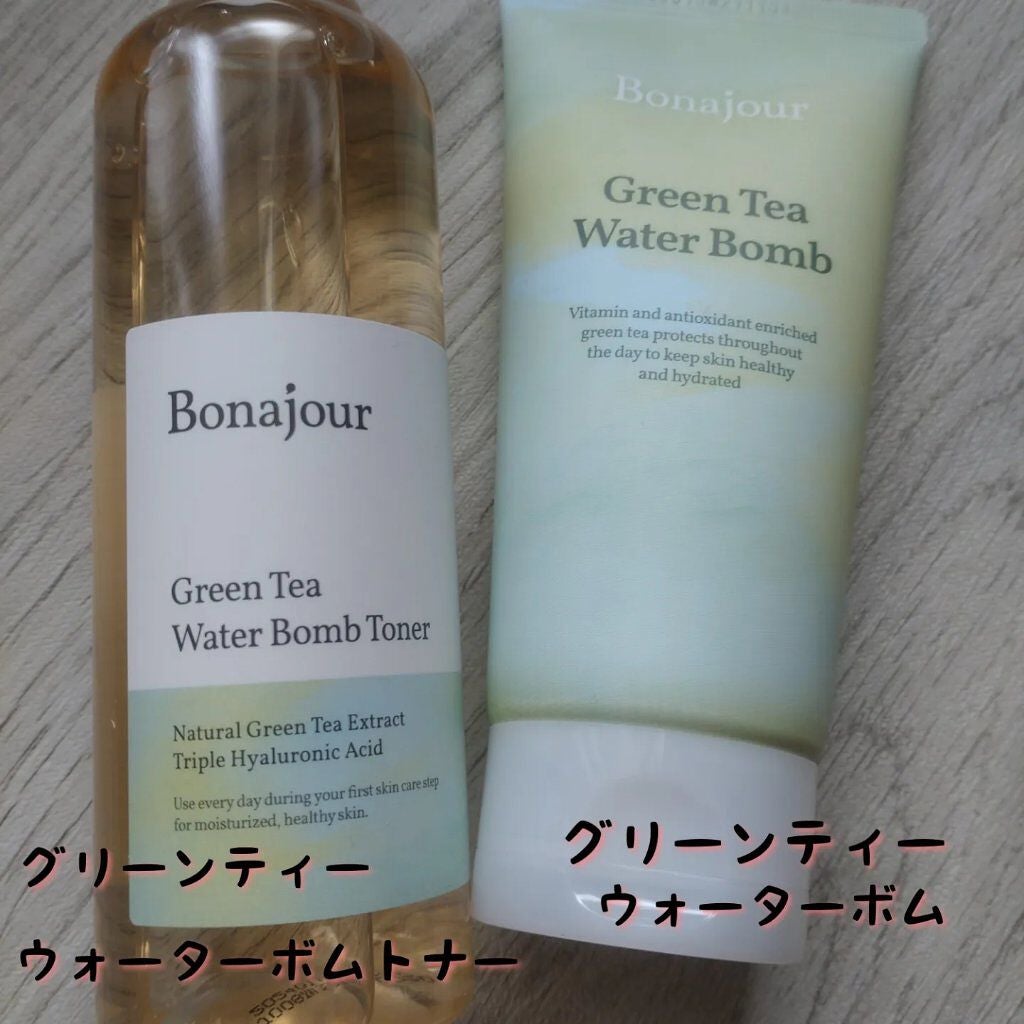 グリーンティーウォーターボム/Bonajour/フェイスクリームを使ったクチコミ(1枚目)