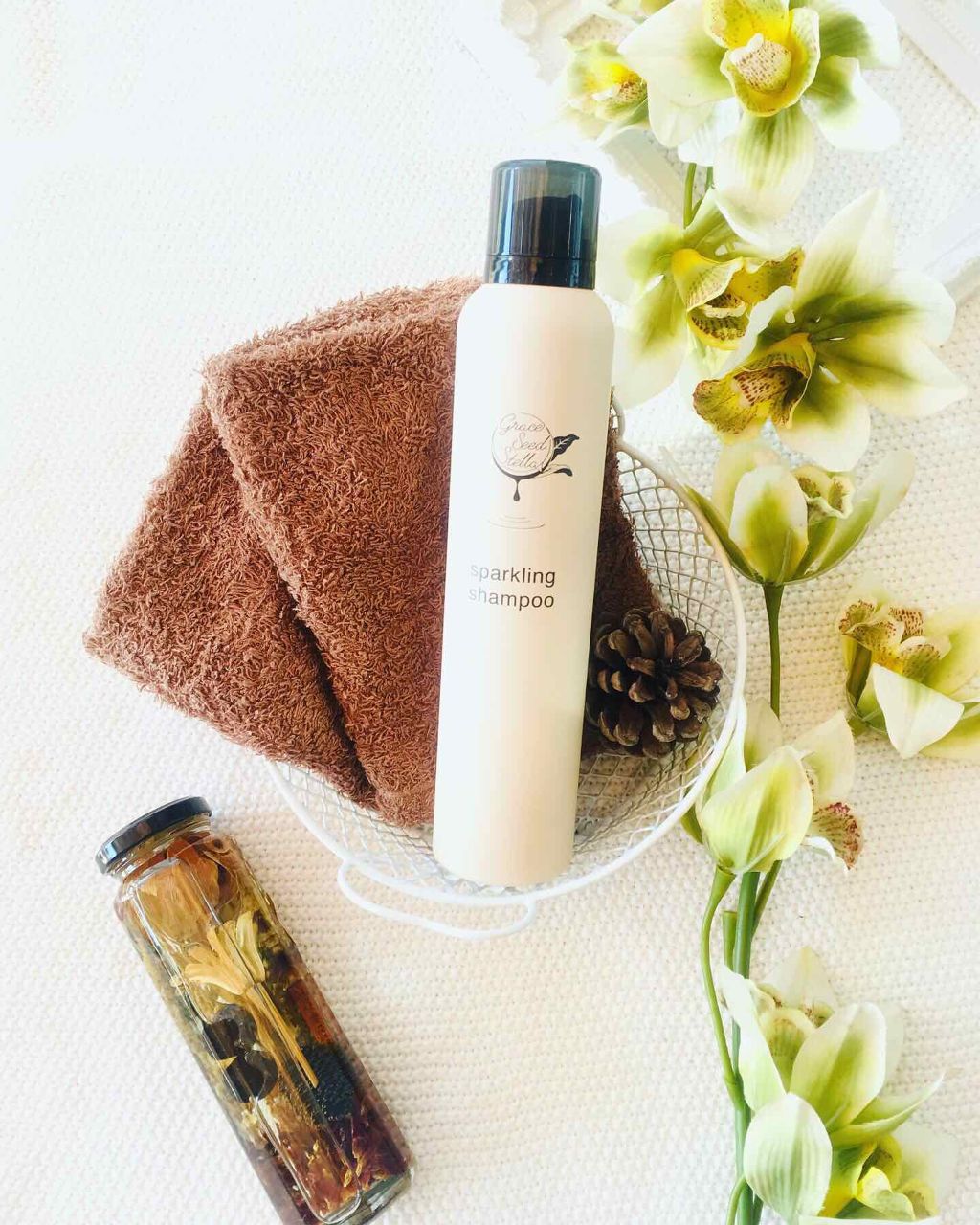 グレースシードステラスパークリングシャンプー/GRACE SEED STELLA/市販シャンプーを使ったクチコミ（1枚目）