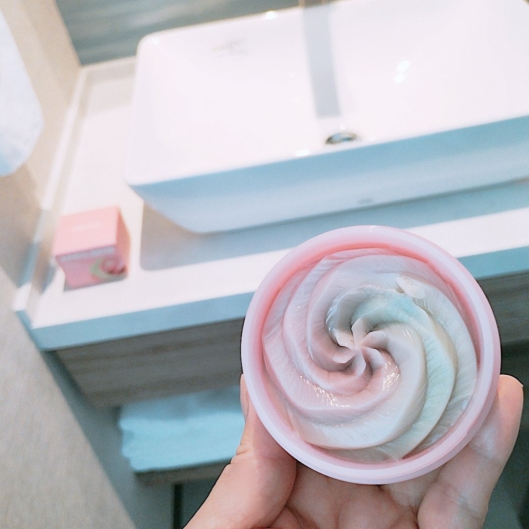 mcgroupakiko on LIPS 「食べたくなるほど可愛い【ピンクアロエ】『メレンゲクレンザー』継..」(1枚目)