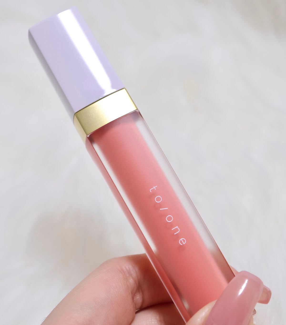 トーン ペタル エッセンス カラー バター/to/one/リップグロスを使ったクチコミ(1枚目)
