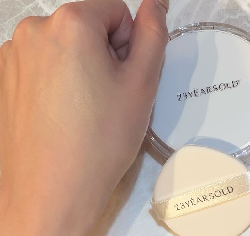 ハートリーフシーンカバークッション/23years old/クッションファンデーションを使ったクチコミ(4枚目)