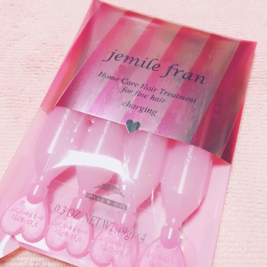 ジェミールフラン ヘアケアシリーズ サロントリートメント ハートチャージング/ジェミールフラン/洗い流すヘアトリートメントを使ったクチコミ(1枚目)