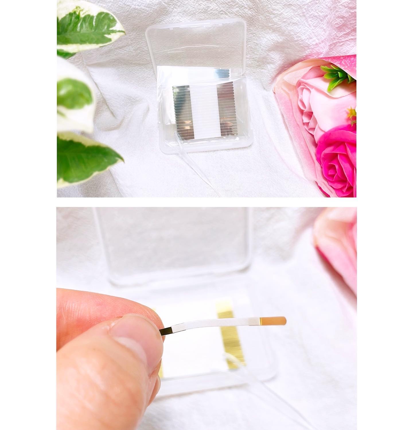 マイクロファイバー  MRR-03 クリア色 1.8mm幅/ビー・エヌ/二重まぶた用アイテムを使ったクチコミ（2枚目）