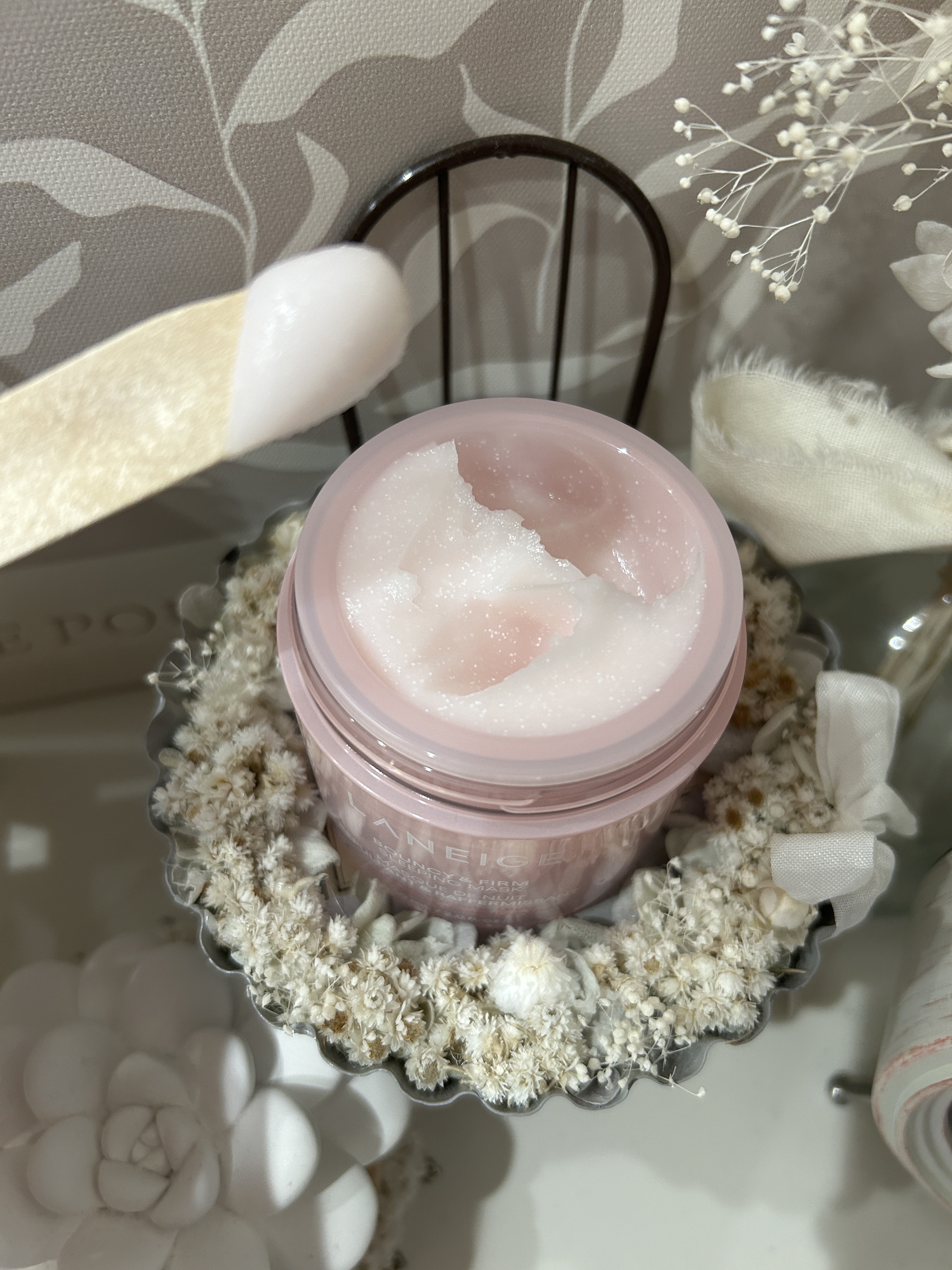 バウンシースリーピングマスク/LANEIGE/フェイスクリームを使ったクチコミ（3枚目）