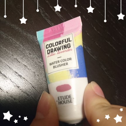 カラフルドローイング ウォーターカラーチーク/ETUDE/リキッドチークを使ったクチコミ(1枚目)